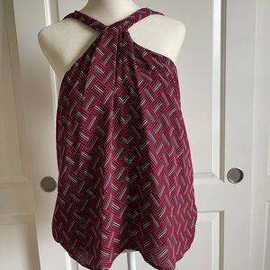 Banana Republic twisted halter style neck top